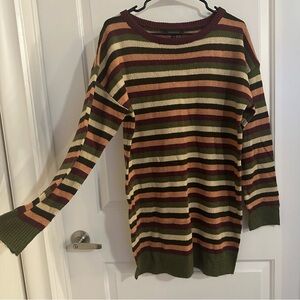 NWT- Striped Sweater dress